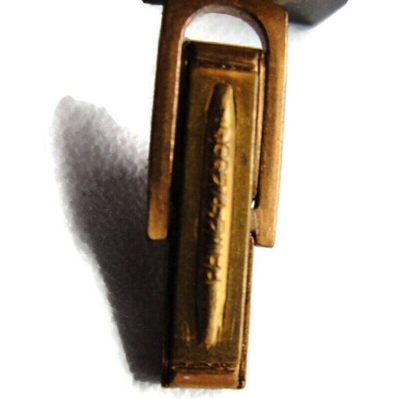 Modernist Copper Cufflinks Square Shirt Accessories Wedding Pat Pending Vintage - Picture 12 of 12